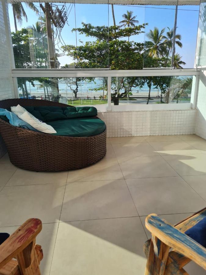 Exclusiva Varanda pé na areia Pitangueiras Guarujá Esterno foto