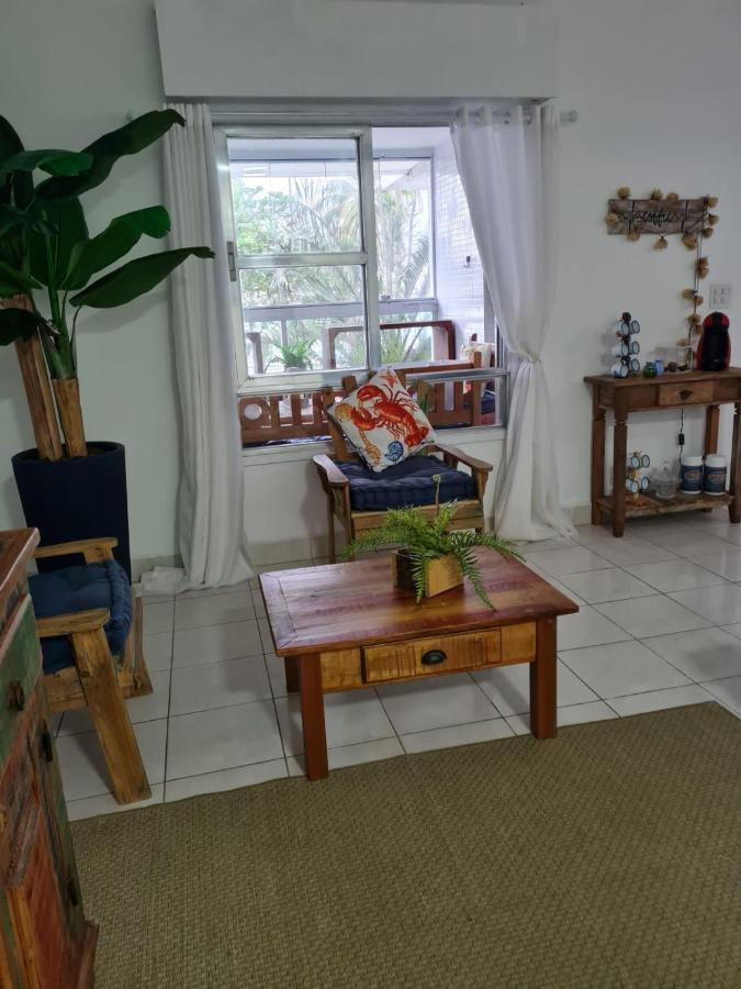 Exclusiva Varanda pé na areia Pitangueiras Guarujá Esterno foto